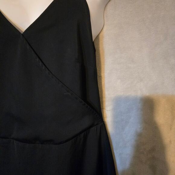 Abercrombie & Fitch Black‎ Mini Dress Lace Back Sexy Witchy Whimsigoth Y2k Sz 2 - Picture 11 of 11